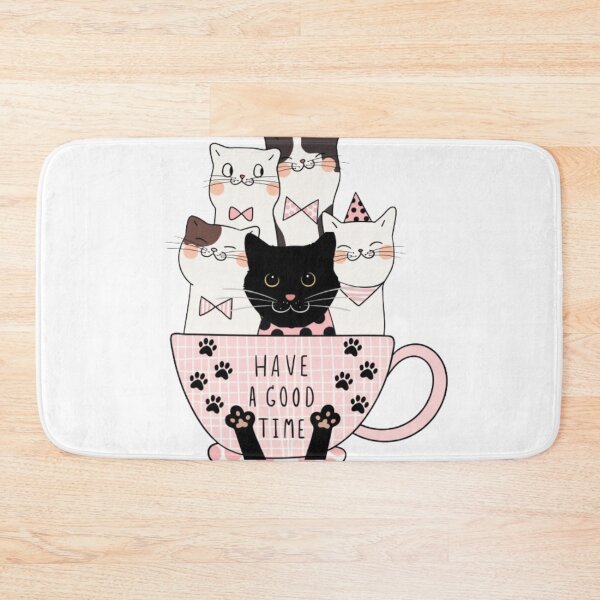 Item preview, Cute cats in coffee cup have a good time  designed and sold by kozlebozle007.