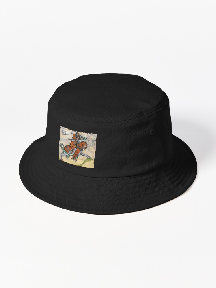 Imagen 1 de 6, Gorro de pescador con la obra Meme De Criatura Medieval, diseñada y vendida por VintageManiac.