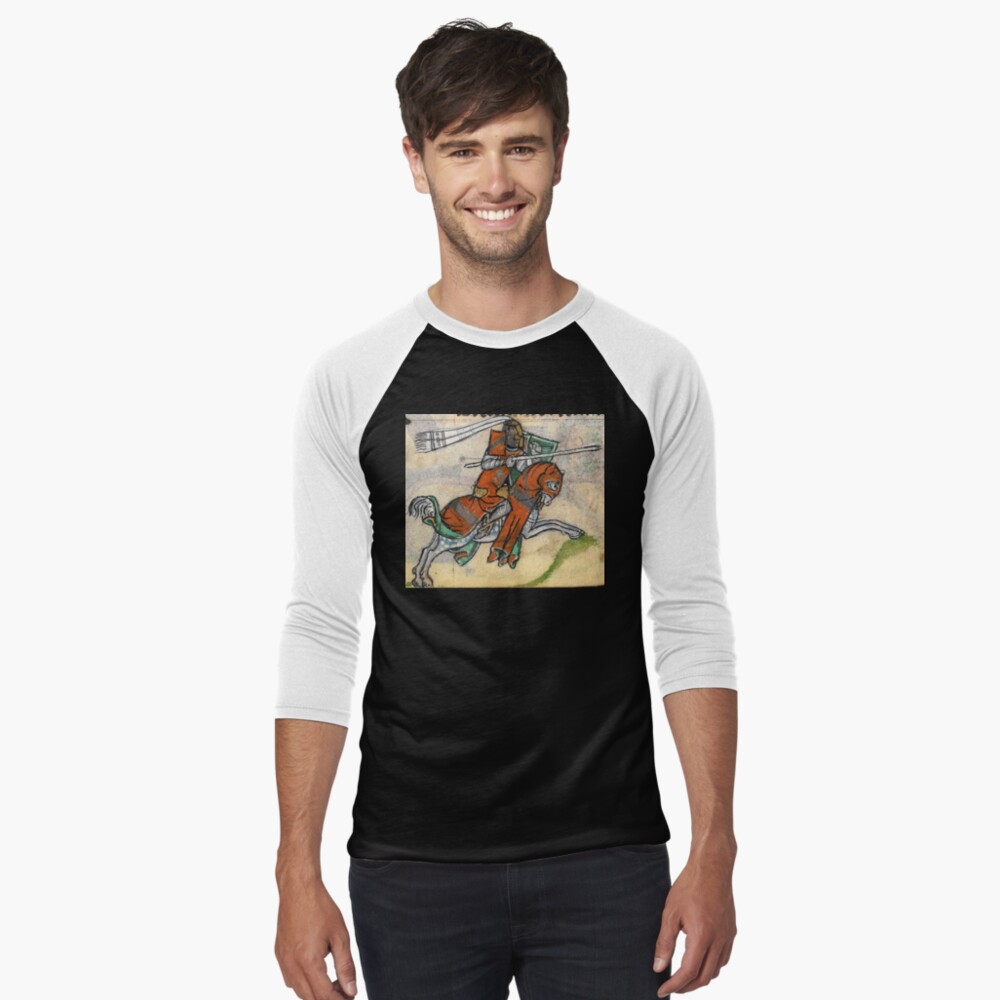 Vista previa del artículo con la obra «Camiseta ¾ estilo béisbol», diseñado y vendido por VintageManiac.