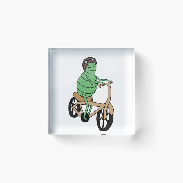 Item preview, Cute Bug Riding a Bicycle designed and sold by Flowia.