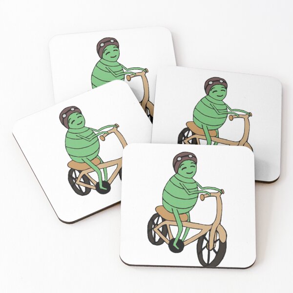 Item preview, Cute Bug Riding a Bicycle designed and sold by Flowia.