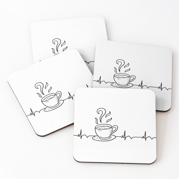 Item preview, Coffee Cup Heartbeat designed and sold by Coffee Lifestyle.
