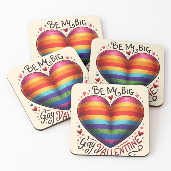 Item preview, Be my Valentine, gay, valentine day, rainbow, lgbt, lgbtiq, heart designed and sold by szpaku888.