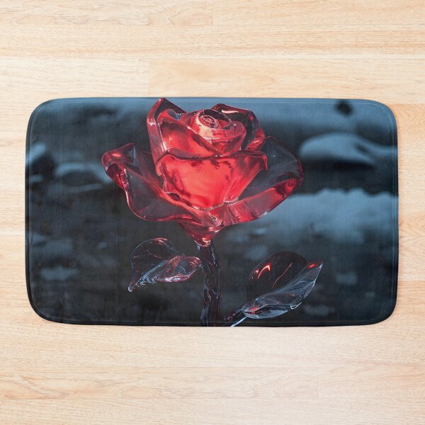 Item preview, Crimson Frost Rose designed and sold by AI-Only Creations.