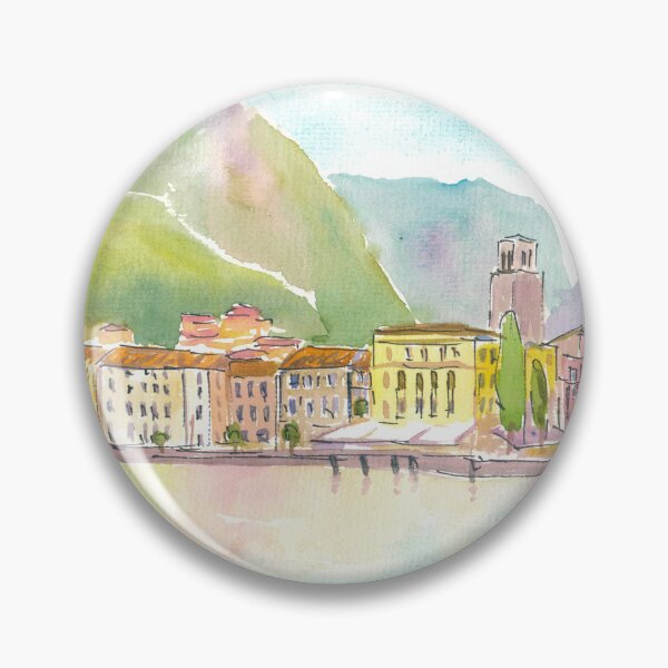 Item preview, Riva del Garda Scenic view from Lago designed and sold by artshop77.