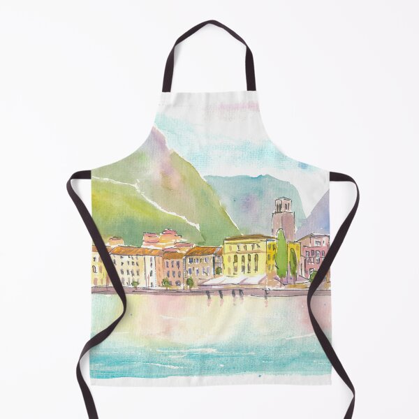 Item preview, Riva del Garda Scenic view from Lago designed and sold by artshop77.