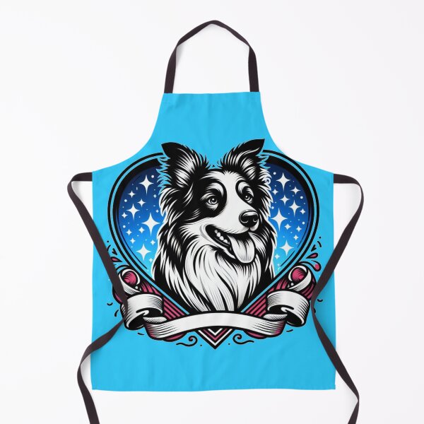 Item preview, Border Collie Black And White Prick Eared Herding Dog Stars designed and sold by CoffeeIsATrip.