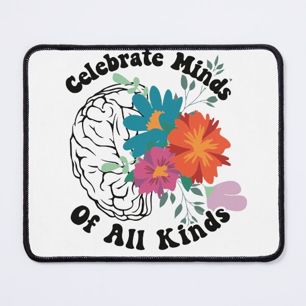 Item preview, Speech Language Pathologist, Floral brain Inspirational, Mental Health, Appreciation AAC, Speech Therapy designed and sold by behindthefacts.