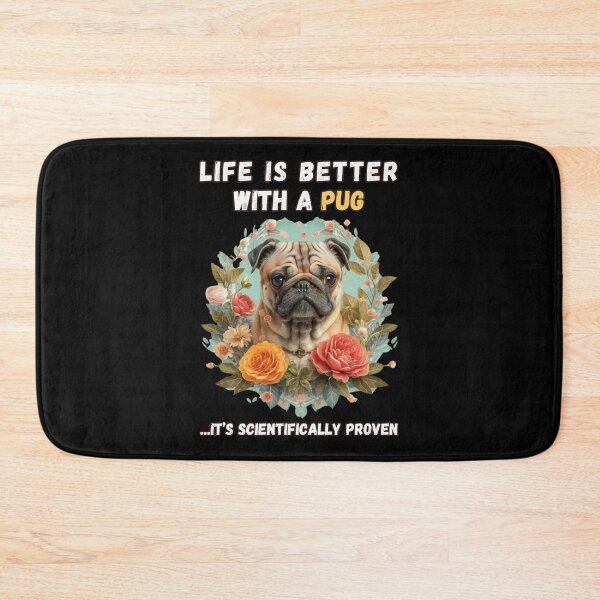Item preview, life is better with a pug designed and sold by Mayaart83.