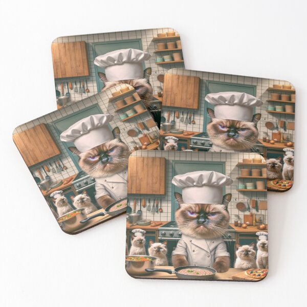 Item preview, Chef cats designed and sold by Catsmoment.