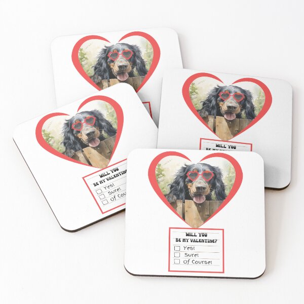 Item preview, Valentine's Day Dog Gordon Setter designed and sold by M1234s.