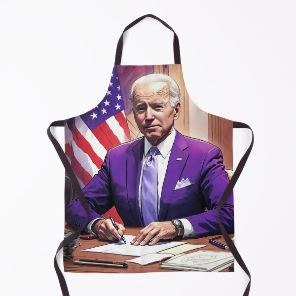 Item preview, Joe Biden sitting at a desk with a flag behind him designed and sold by johndesign88.