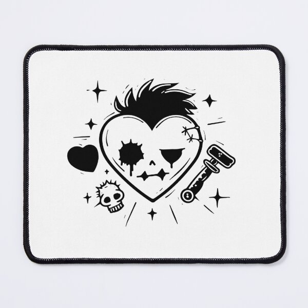 Item preview, Punk Heart Mono designed and sold by TheRealmWithin.