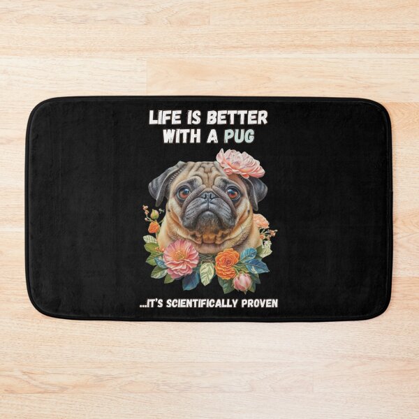 Item preview, life is better with a pug designed and sold by Mayaart83.
