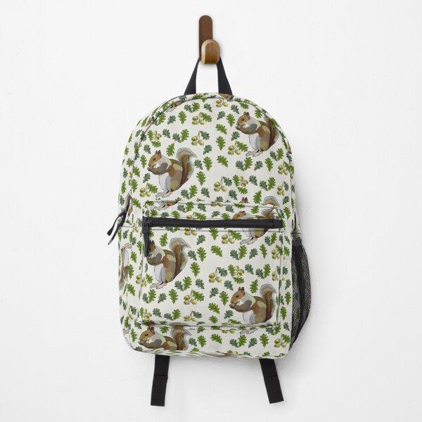 Item preview, Squirrel with Oak Leaves Acorns by BeeFoxTree (cream) designed and sold by BeeFoxTree.