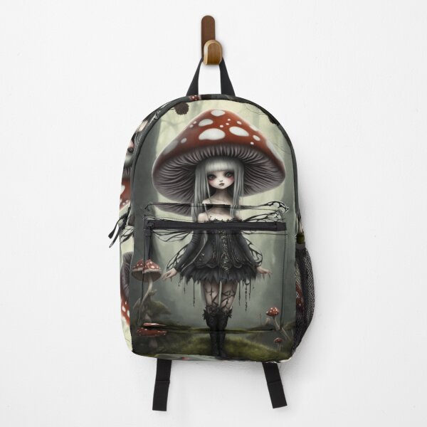 Item preview, Gothic White-Haired Mushroom Fairy Posing designed and sold by CailaStyle.