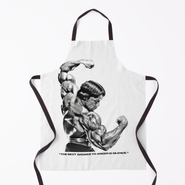 Item preview, Stoic Quote ”The best answer to anger is silence.” Arnold Schwarzenegger fan art designed and sold by HuzaifaNaveedh.