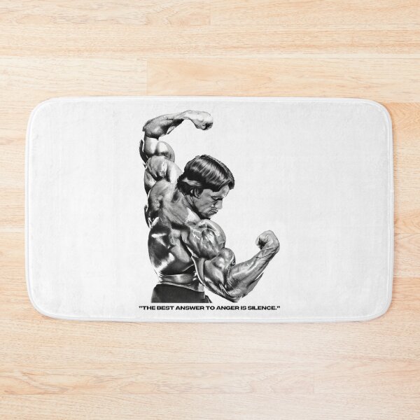 Item preview, Stoic Quote ”The best answer to anger is silence.” Arnold Schwarzenegger fan art designed and sold by HuzaifaNaveedh.