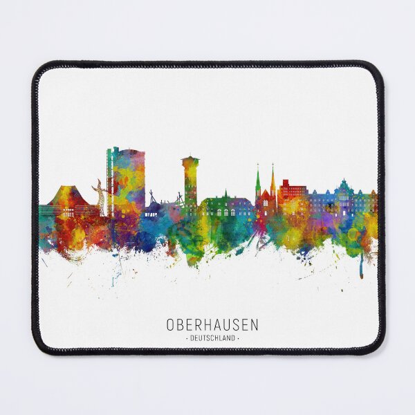 Item preview, Oberhausen Germany Skyline designed and sold by ArtPrints.