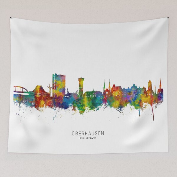 Item preview, Oberhausen Germany Skyline designed and sold by ArtPrints.