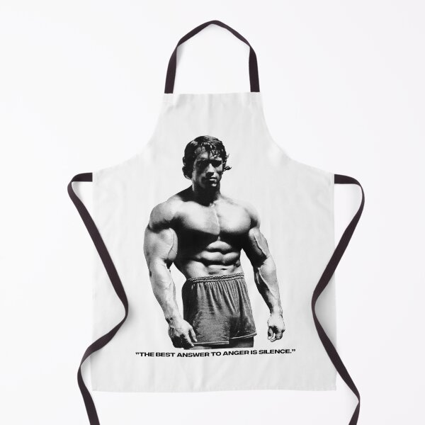 Item preview, Stoic Quote ”The best answer to anger is silence.” Arnold Schwarzenegger fan art designed and sold by HuzaifaNaveedh.