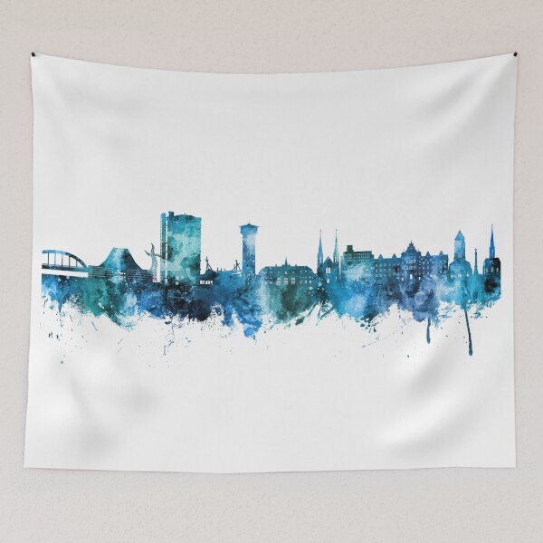 Item preview, Oberhausen Germany Skyline designed and sold by ArtPrints.