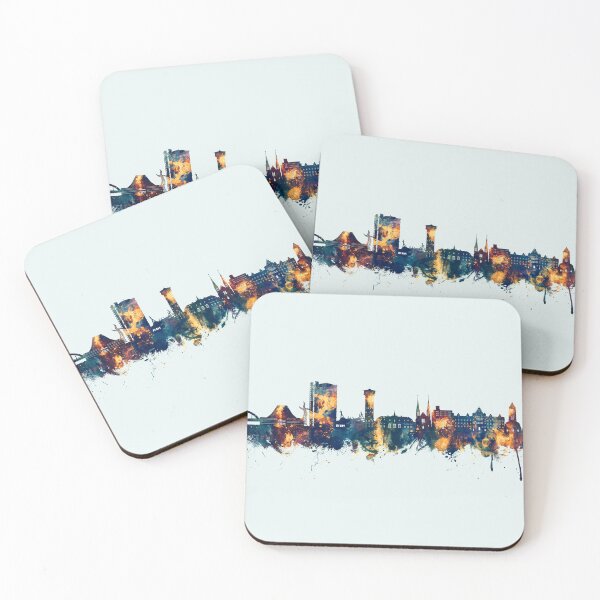 Item preview, Oberhausen Germany Skyline designed and sold by ArtPrints.