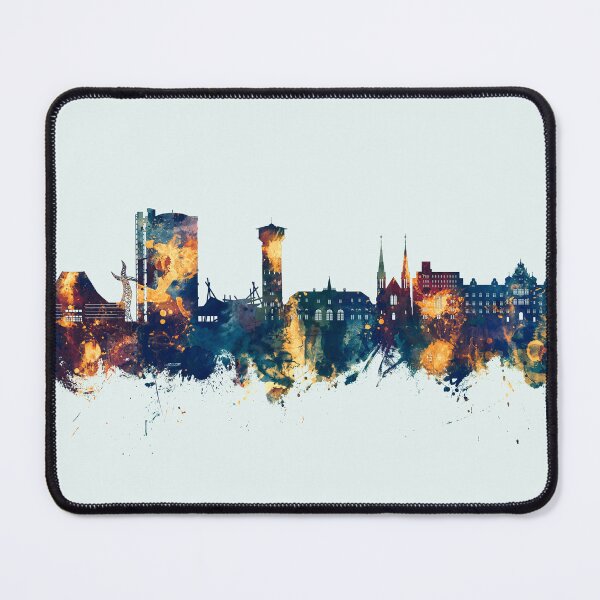 Item preview, Oberhausen Germany Skyline designed and sold by ArtPrints.