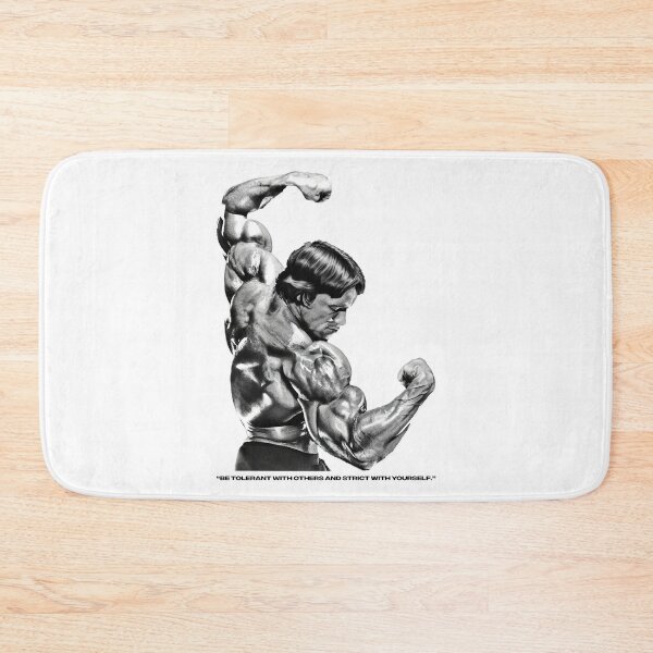 Item preview, Stoic Quote “Be tolerant with others and strict with yourself.” Arnold Schwarzenegger fan art designed and sold by HuzaifaNaveedh.