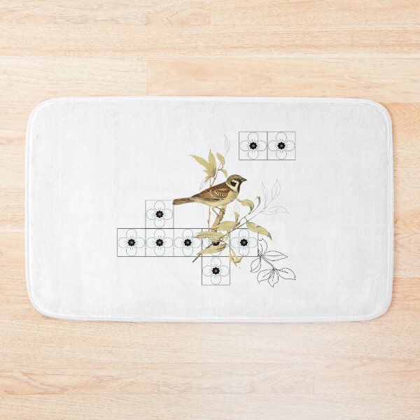 Item preview, A Collage of Avian Elegance, Linear Blooms, and Artistic Motifs designed and sold by atelierhol.