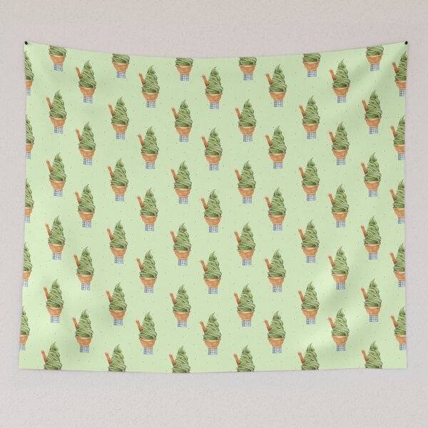 Item preview, Green tea ice cream lover for this summer. designed and sold by isaartboho.