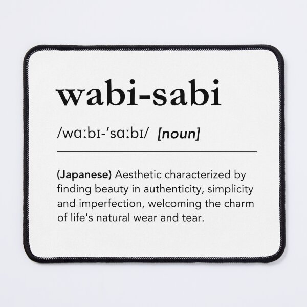 Item preview, Wabi-sabi definition word art. Wabi-sabi Dictionary. Japanese aesthetics. Interior design designed and sold by lagunaklein.