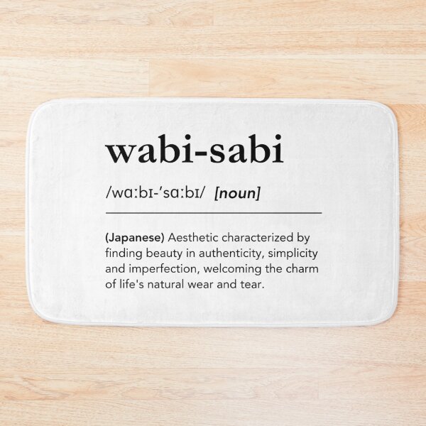 Item preview, Wabi-sabi definition word art. Wabi-sabi Dictionary. Japanese aesthetics. Interior design designed and sold by lagunaklein.