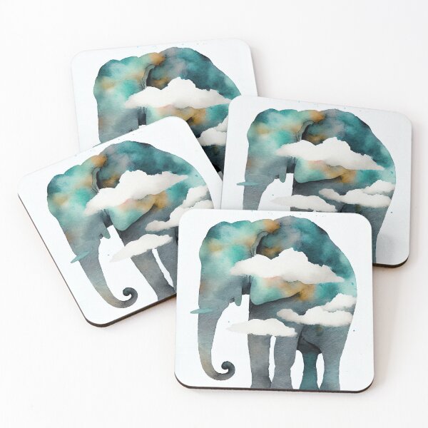 Item preview, Cute Whimsical Elephant designed and sold by Peek-Designs.