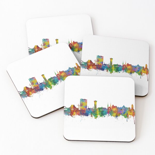 Item preview, Oberhausen Germany Skyline designed and sold by ArtPrints.