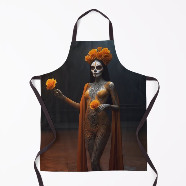Item preview, Elegant gorgeous La Calavera Catrina, Lady of the afterlife, the Elegant Skull designed and sold by Fantasymachine.