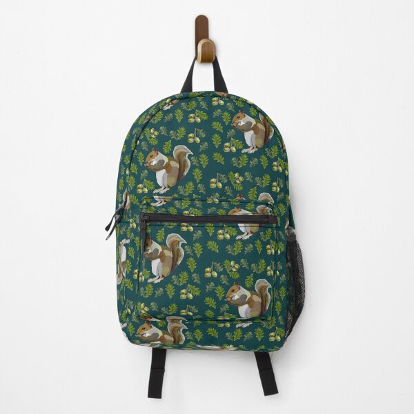 Item preview, Squirrel with Oak Leaves Acorns by BeeFoxTree (Moody) designed and sold by BeeFoxTree.