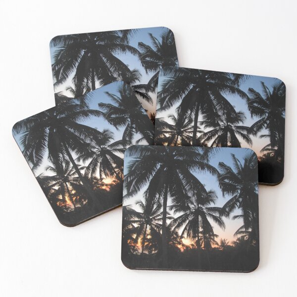 Item preview, Sunset and Palm Trees designed and sold by FlowerCloud.