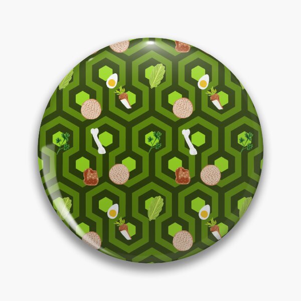 Item preview, Overlooked Seder Plate in Green designed and sold by TillaCrowne.