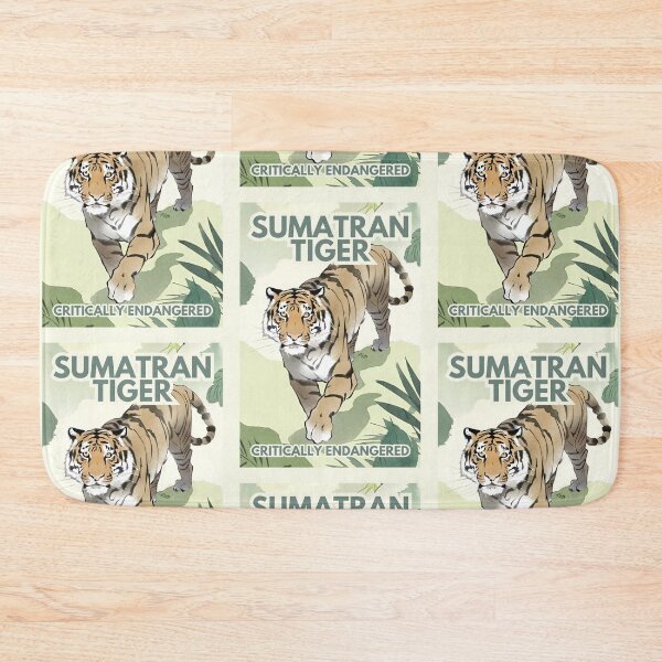 Item preview, Sumatran Tiger Critically Endangered Species designed and sold by Kayley  |  QuintaDaColherArtes.