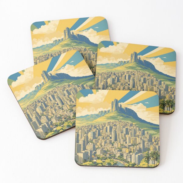 Item preview, Belo Horizonte Brazil Vintage Poster Tourism  designed and sold by TravelersGems.