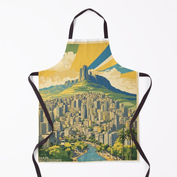 Item preview, Belo Horizonte Brasil Vintage Cartel Turismo designed and sold by TravelersGems.