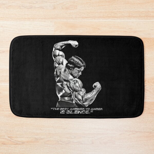 Item preview, Stoic Quote ”The best answer to anger is silence.” Arnold Schwarzenegger fan art designed and sold by HuzaifaNaveedh.