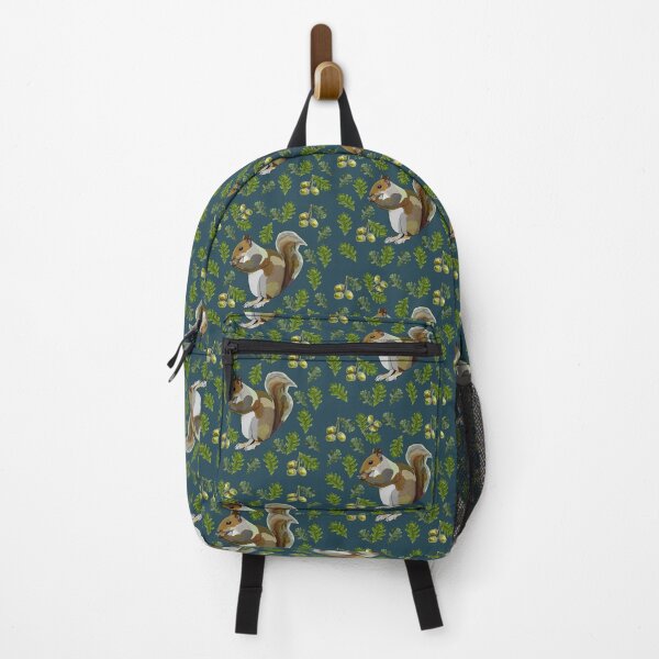Item preview, Squirrel with Oak Leaves Acorns by BeeFoxTree (Evening) designed and sold by BeeFoxTree.