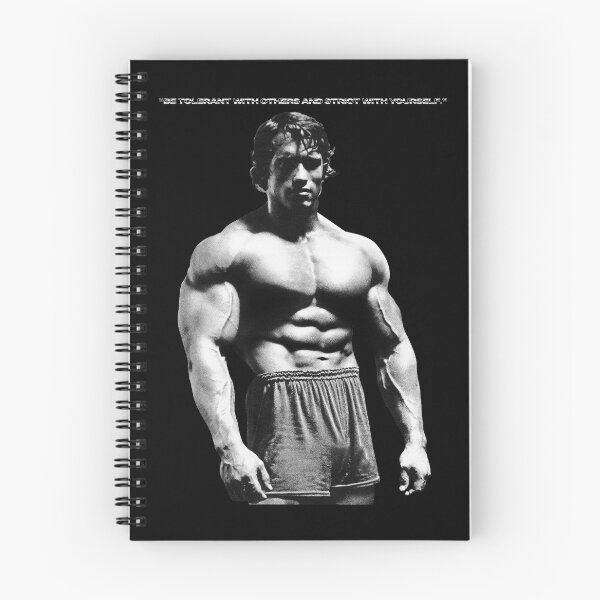 Item preview, Stoic Quote “Be tolerant with others and strict with yourself.” Arnold Schwarzenegger fan art designed and sold by HuzaifaNaveedh.