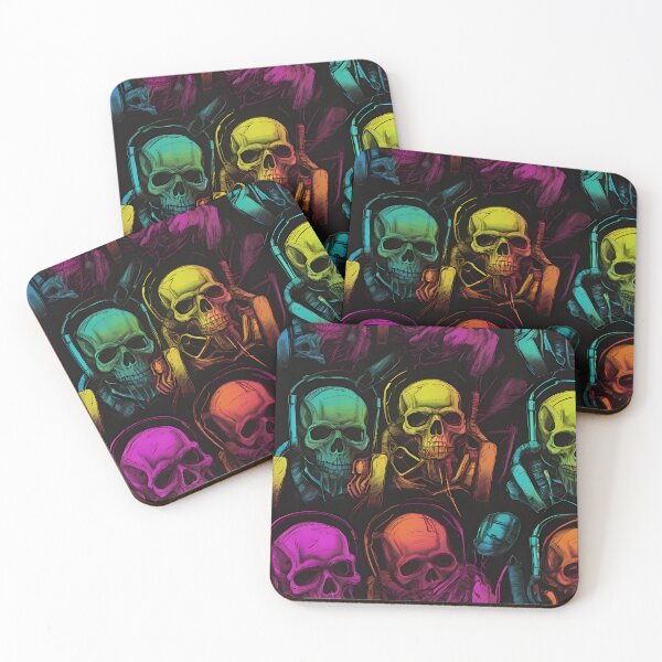 Item preview, a pattern of skulls designed and sold by aledfychan.