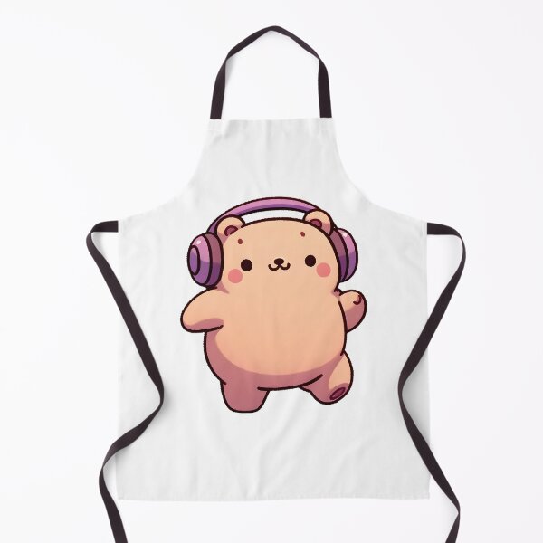 Item preview, Chubby Bear with Headphones Dancing designed and sold by UmbrellaStudio1.
