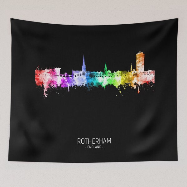 Item preview, Rotherham England Skyline designed and sold by ArtPrints.