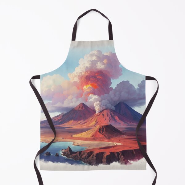 Item preview, A volcano erupting in the sky designed and sold by johndesign88.