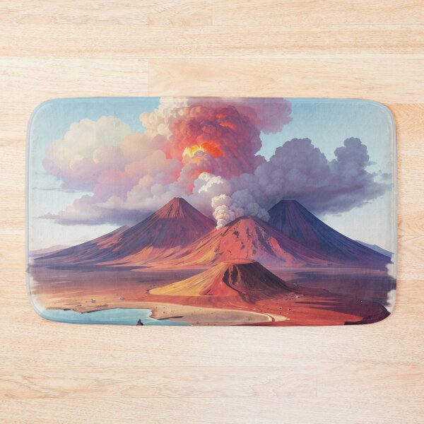 Item preview, A volcano erupting in the sky designed and sold by johndesign88.